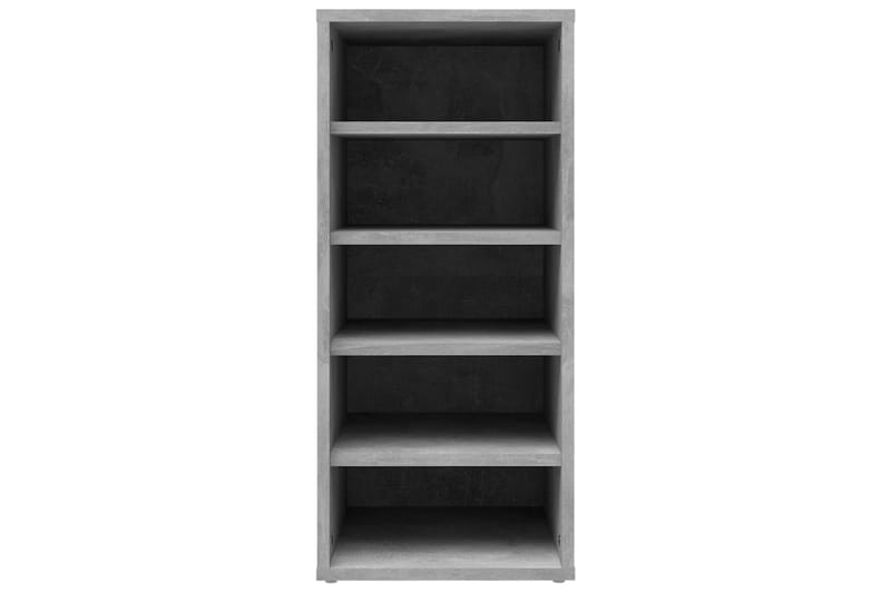 skoreoler 2 stk. 31,5x35x70 cm spånplade betongrå - Grå - Opbevaring - Skoopbevaring