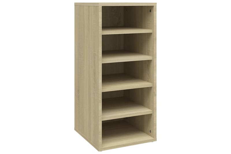 skoreoler 2 stk. 31,5x35x70 cm spånplade sonoma-eg - Brun - Opbevaring - Skoopbevaring