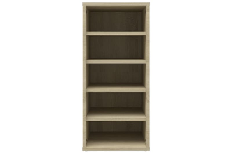 skoreoler 2 stk. 31,5x35x70 cm spånplade sonoma-eg - Brun - Opbevaring - Skoopbevaring