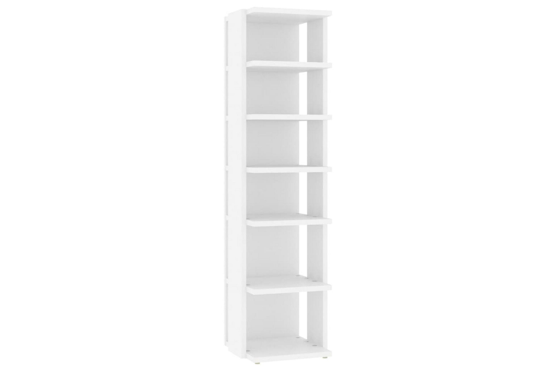 skoskab 25x27x102 cm spånplade hvid - Hvid - Opbevaring - Skoopbevaring - Skoskab