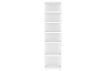 skoskab 25x27x102 cm spånplade hvid - Hvid - Opbevaring - Skoopbevaring - Skoskab
