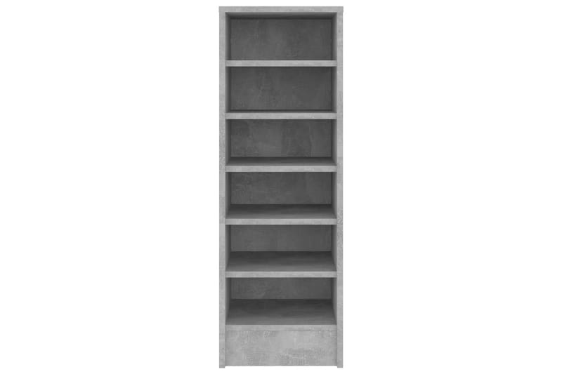 skoskab 31,5x35x90 cm spånplade betongrå - Grå - Opbevaring - Skoopbevaring