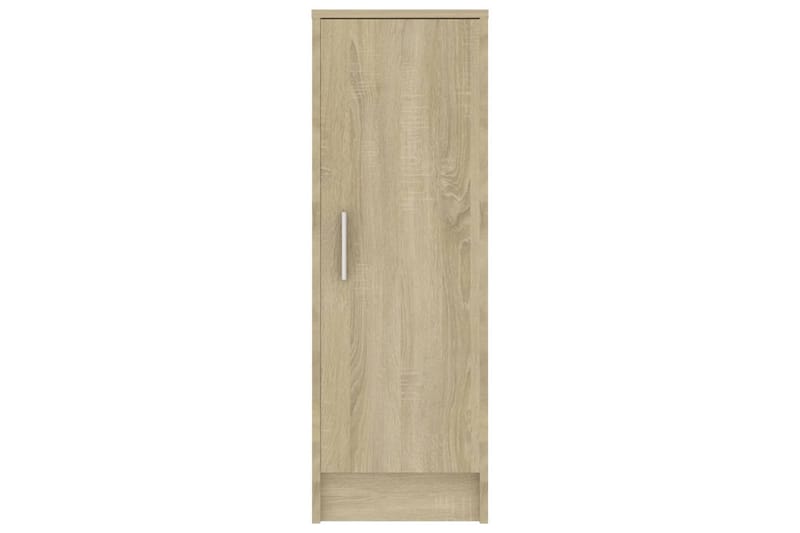 skoskab 32x35x92 cm spånplade sonoma-eg - Brun - Opbevaring - Skoopbevaring