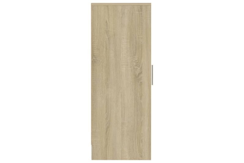 skoskab 32x35x92 cm spånplade sonoma-eg - Brun - Opbevaring - Skoopbevaring