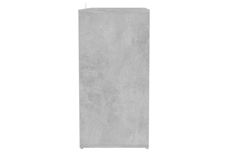 skoskab 60x35x70 cm spånplade betongrå - Grå - Opbevaring - Skoopbevaring