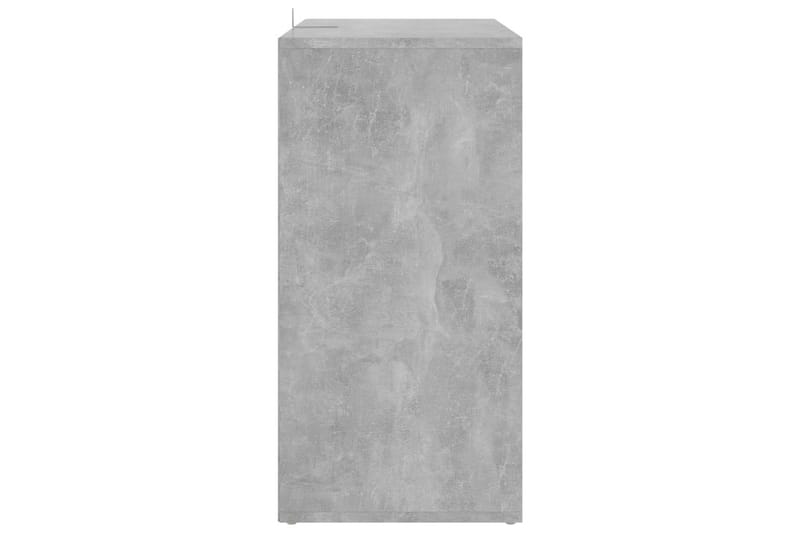 skoskab 60x35x70 cm spånplade betongrå - Grå - Opbevaring - Skoopbevaring