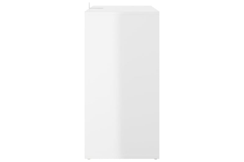 skoskab 60x35x70 cm spånplade hvid højglans - Hvid - Opbevaring - Skoopbevaring