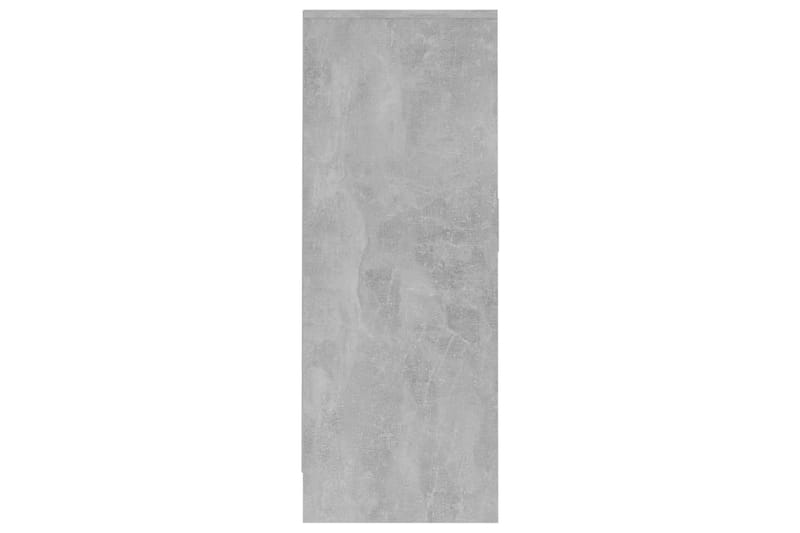 skoskab 60x35x92 cm spånplade betongrå - Grå - Opbevaring - Skoopbevaring