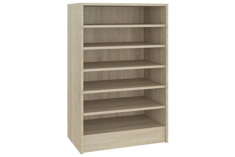 skoskab 60x35x92 cm spånplade sonoma-eg - Brun - Skoskab - Entréopbevaring - Skoopbevaring