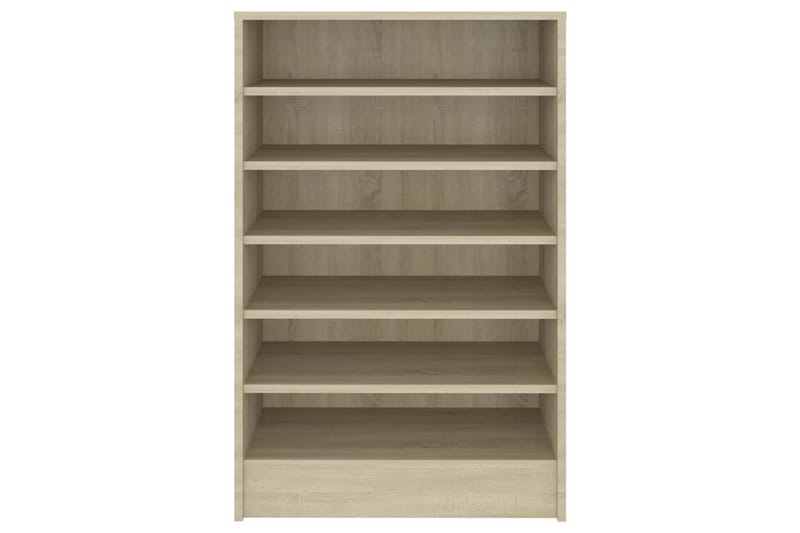 skoskab 60x35x92 cm spånplade sonoma-eg - Brun - Opbevaring - Skoopbevaring - Skoskab