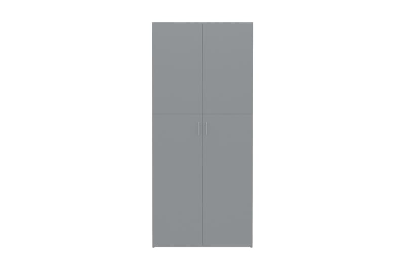 skoskab 80 x 35,5 x 180 cm spånplade grå - Skoskab - Skoopbevaring - Entréopbevaring