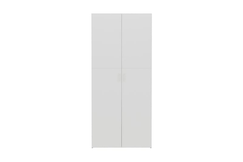 skoskab 80 x 35,5 x 180 cm spånplade hvid og sonoma-eg - Skoskab - Entréopbevaring - Skoopbevaring