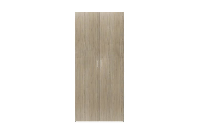 skoskab 80 x 35,5 x 180 cm spånplade sonoma-eg - Opbevaring - Skoopbevaring - Skoskab
