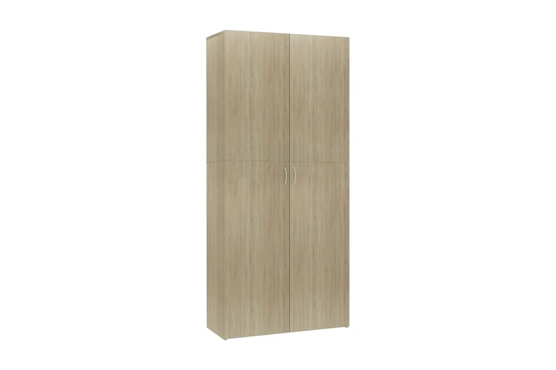 skoskab 80 x 35,5 x 180 cm spånplade sonoma-eg - Opbevaring - Skoopbevaring - Skoskab