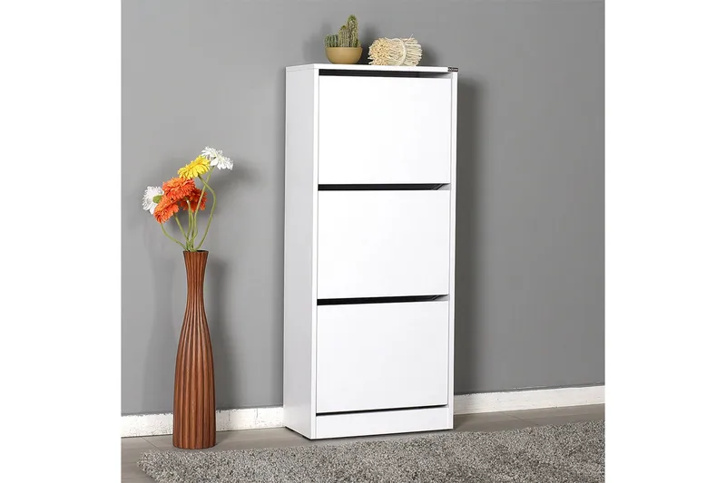 Skoskab Hvid - Opbevaring - Skoopbevaring - Skoskab