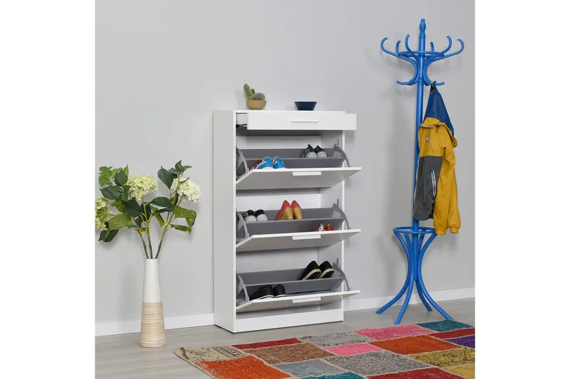 Skoskab Hvid - Opbevaring - Skoopbevaring - Skoskab