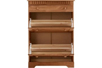 Skoskab Loft24 Skoforvaring Lisa 75x30x105 cm Natur - Opbevaring - Skoopbevaring