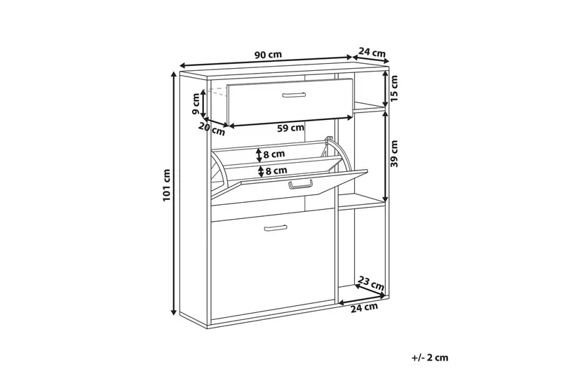 Skoskab Mackay - Opbevaring - Skoopbevaring - Skoskab