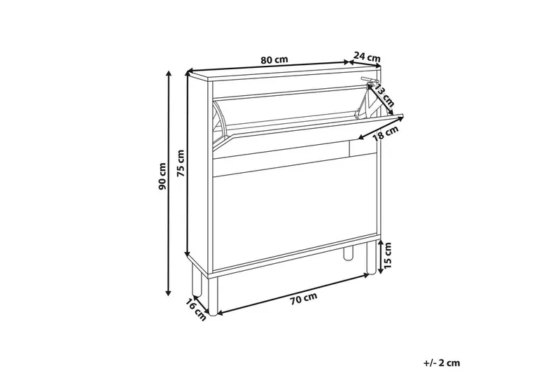 Skoskab Norris - Opbevaring - Skoopbevaring - Skoskab