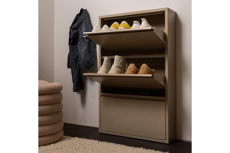 Skoskab Sabine - Sand - Opbevaring - Skoopbevaring - Skoskab