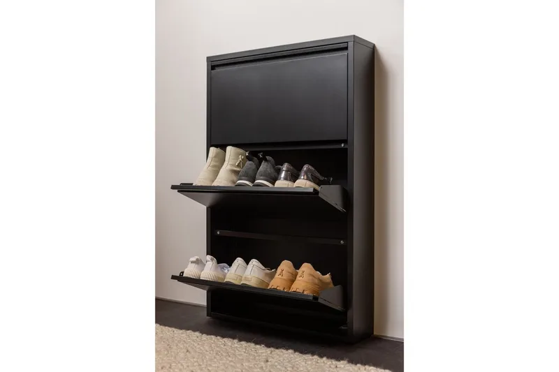 Skoskab Sabine - Sort - Opbevaring - Skoopbevaring - Skoskab
