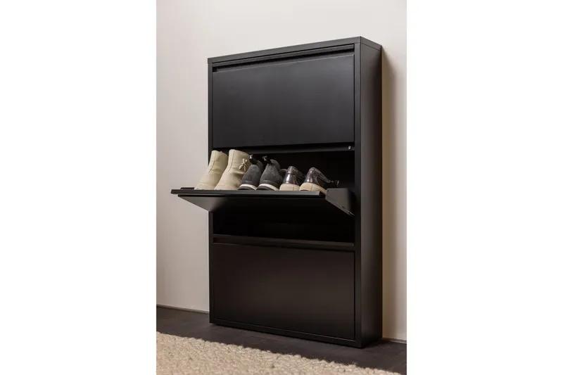 Skoskab Sabine - Sort - Opbevaring - Skoopbevaring - Skoskab