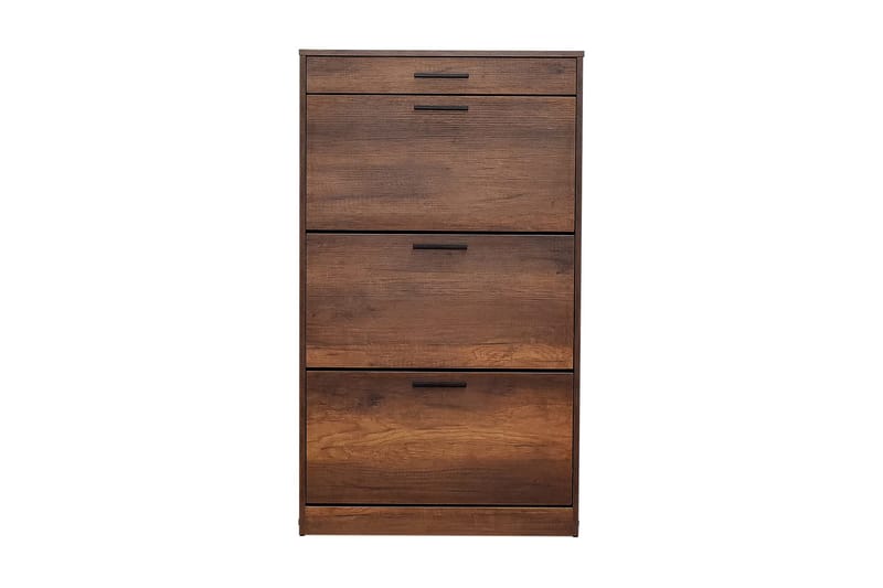 Skoskab Skoskab 75x128 cm Valnöt - Opbevaring - Skoopbevaring - Skoskab