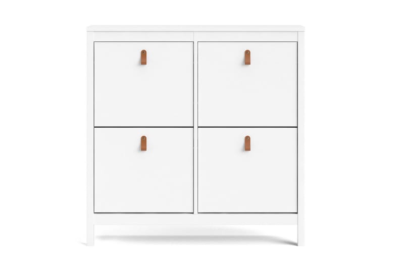 Vallvidera Skoskab 25x102 cm - Hvid/Natur - Opbevaring - Skoopbevaring - Skoskab