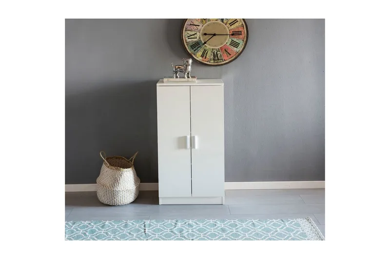 Skoskab Wohnling Folieret spånplade 7 rum gangmøbler - Opbevaring - Skoopbevaring - Skoskab