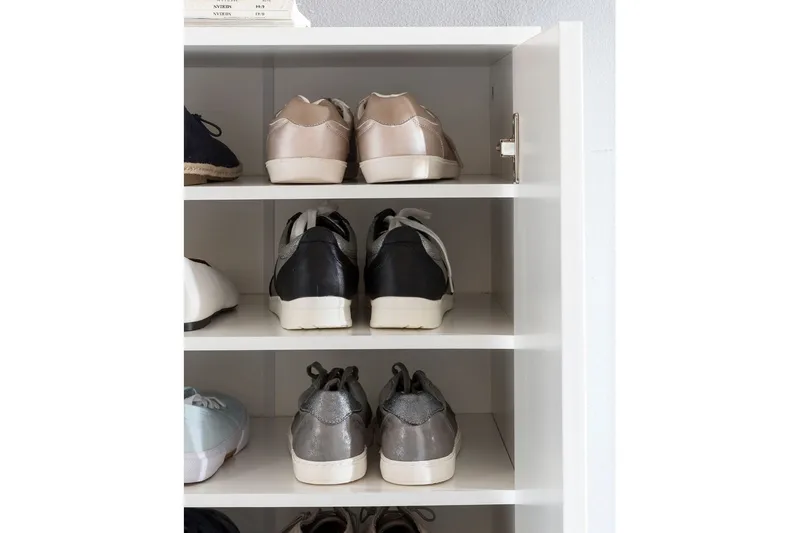 Skoskab Wohnling Folieret spånplade 7 rum gangmøbler - Opbevaring - Skoopbevaring - Skoskab