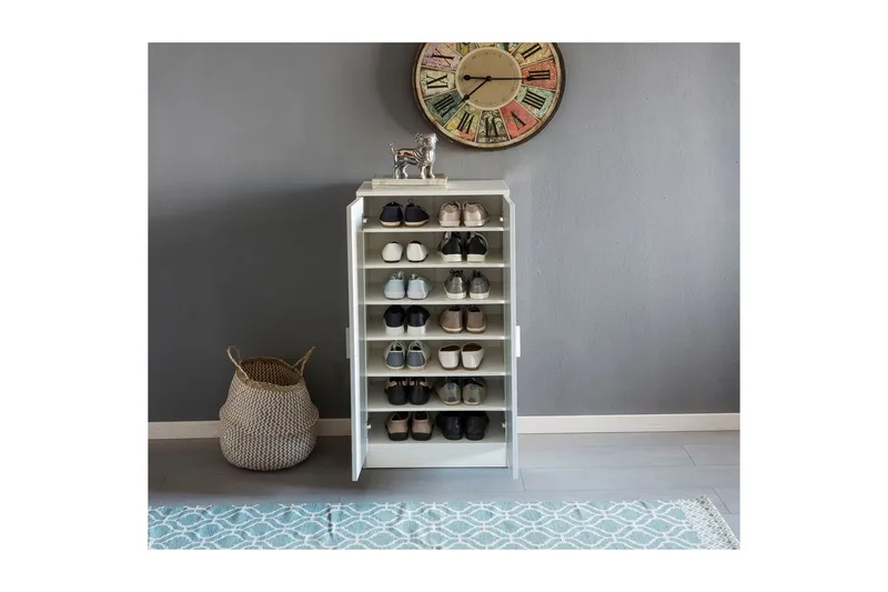 Skoskab Wohnling Folieret spånplade 7 rum gangmøbler - Opbevaring - Skoopbevaring - Skoskab