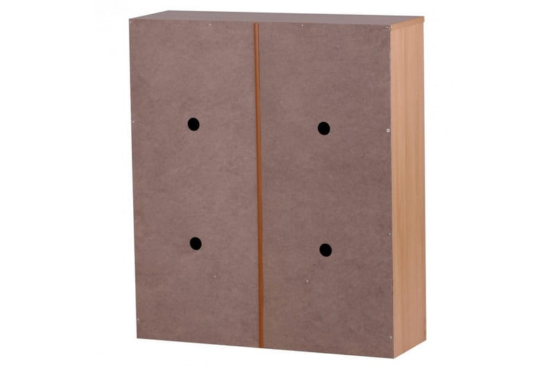 Skoskab Wohnling KIEL med 2 udtræksrum, foliebelagt spånplade Bøg - Bøg - Opbevaring - Skoopbevaring - Skoskab