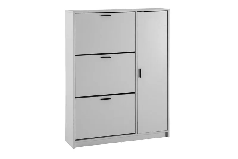 Skoskab Wohnling med 3 vippe-rum 1 dør melaminbelagt MDF moderne, undefined