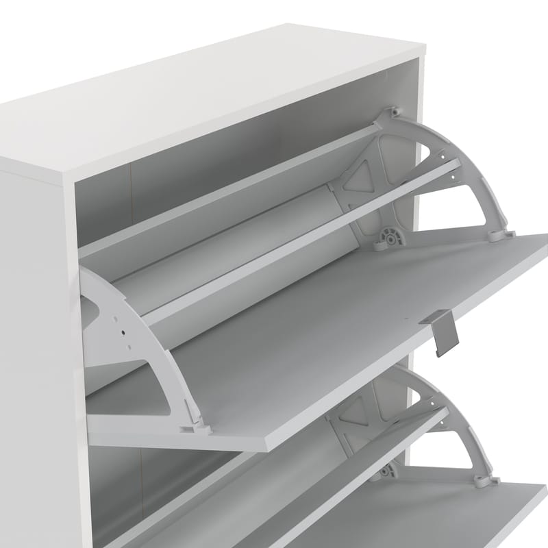 Tenor Skoskab 4 rum 70x24x162 cm - Opbevaring - Skoopbevaring - Skoskab