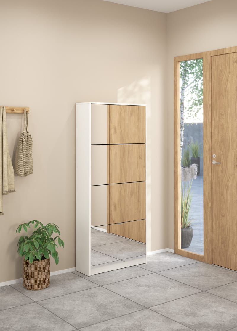 Tenor Skoskab 4 rum 70x24x162 cm - Opbevaring - Skoopbevaring - Skoskab