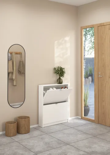 Tenor Skoskab med 2 rum 70x16x85 cm - Opbevaring - Skoopbevaring
