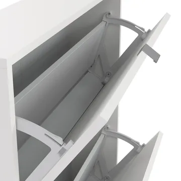Tenor Skoskab med 2 rum 70x16x85 cm - Opbevaring - Skoopbevaring