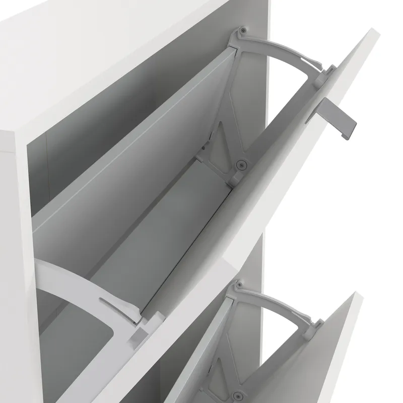 Tenor Skoskab med 2 rum 70x16x85 cm - Opbevaring - Skoopbevaring