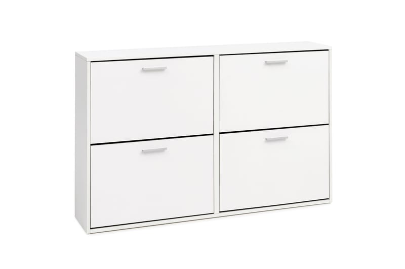Terreri Skoskab 120x24 cm - Hvid - Opbevaring - Skoopbevaring - Skoskab
