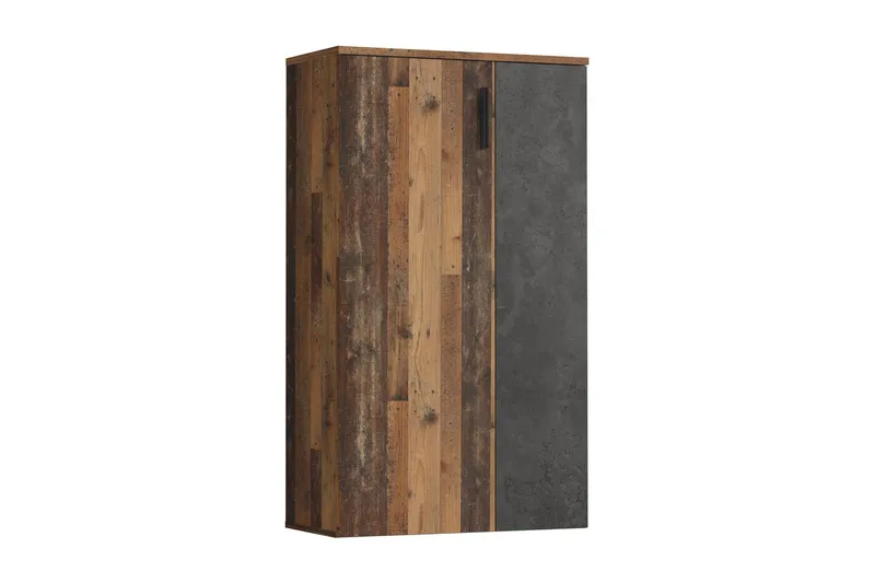 Ticketwood Skoskab 69 cm, Brun/Grå