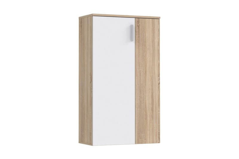 Ticketwood Skoskab 69 cm, Hvid/Brun