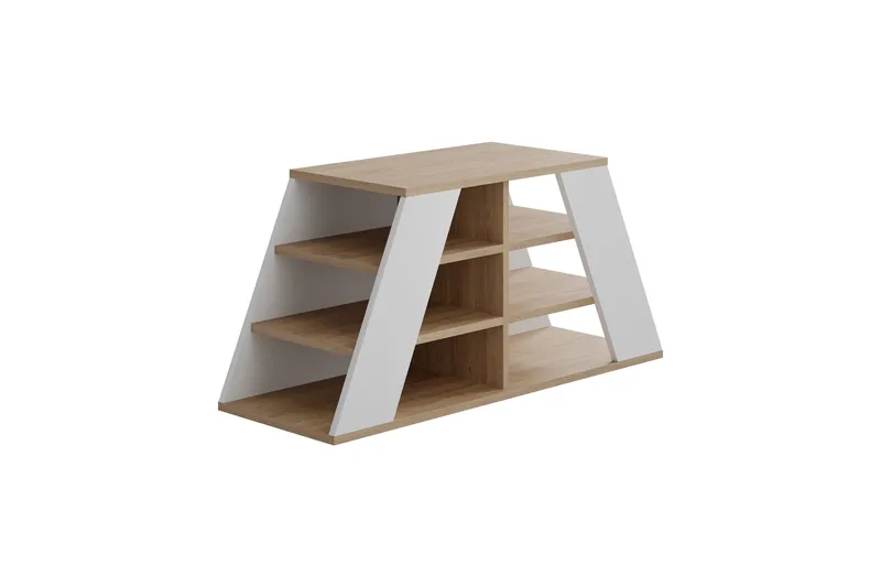 Toya Skoskab 105,5 cm, Eg/Hvid