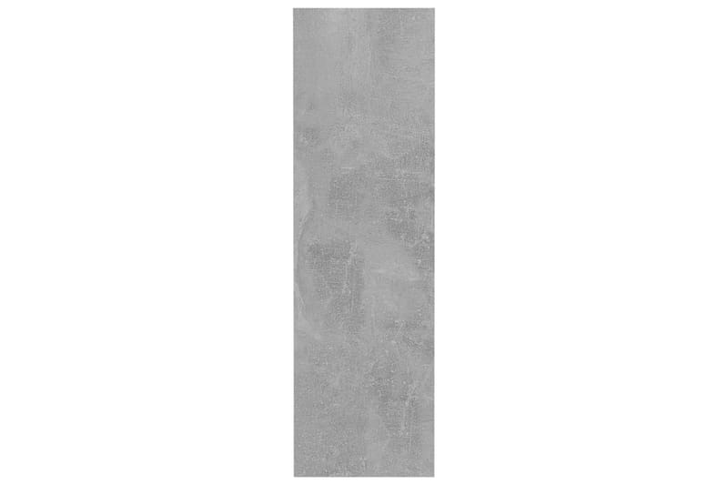 væghængt skoskab 60x18x60 cm spånplade betongrå - Grå - Opbevaring - Skoopbevaring