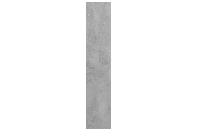 væghængte skoskabe 2 stk. 60x18x90 cm spånplade betongrå - Grå - Opbevaring - Skoopbevaring