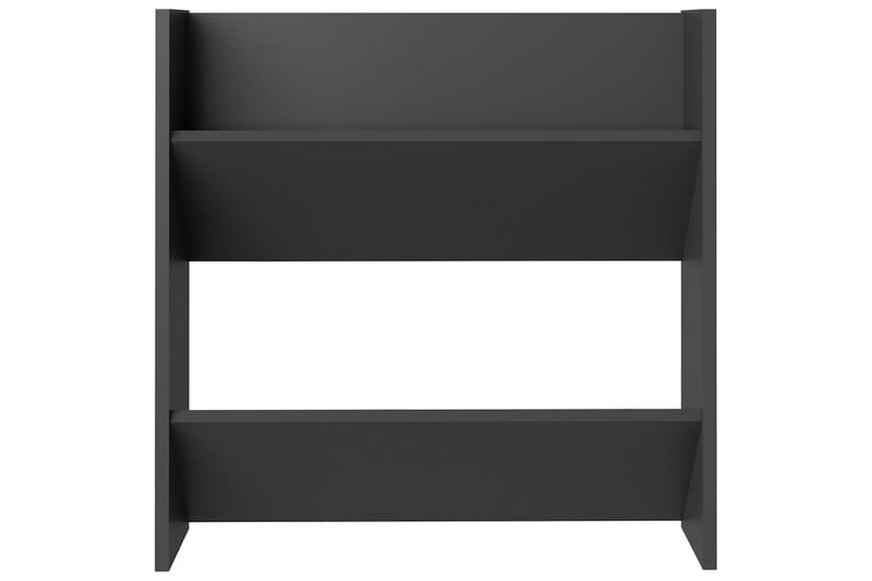 væghængte skoskabe 4 stk. 60x18x60 cm spånplade grå - Grå - Opbevaring - Skoopbevaring