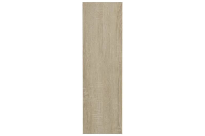 væghængte skoskabe 4 stk. 60x18x60 cm spånplade sonoma-eg - Brun - Opbevaring - Skoopbevaring