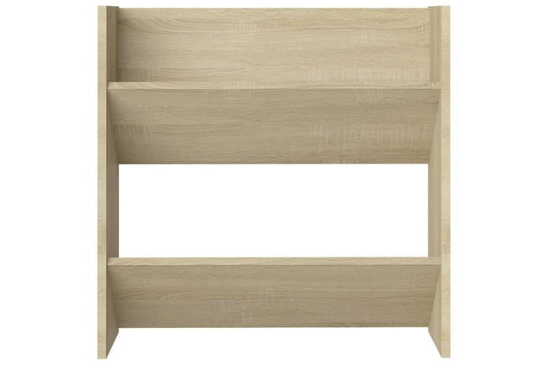 væghængte skoskabe 4 stk. 60x18x60 cm spånplade sonoma-eg - Brun - Opbevaring - Skoopbevaring