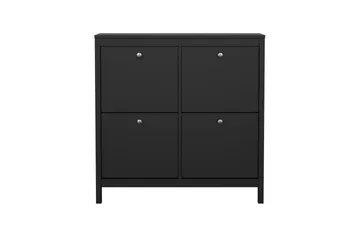Vallvidera Skoskab 102,6 cm - Sort - Opbevaring - Skoopbevaring