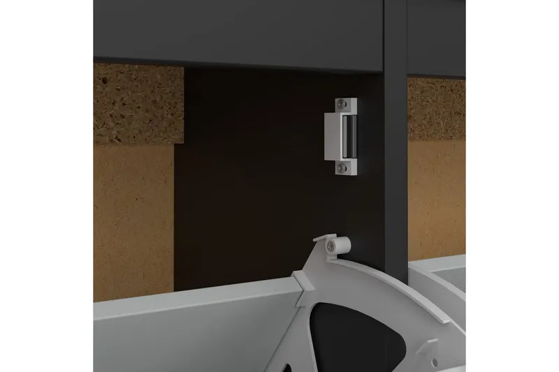 Vallvidera Skoskab 102,6 cm - Sort - Opbevaring - Skoopbevaring - Skoskab