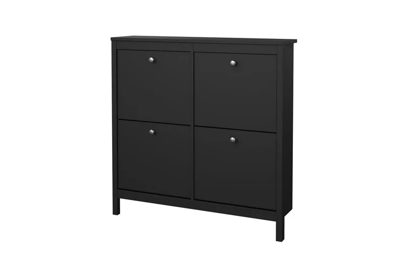 Vallvidera Skoskab 102,6 cm - Sort - Opbevaring - Skoopbevaring - Skoskab